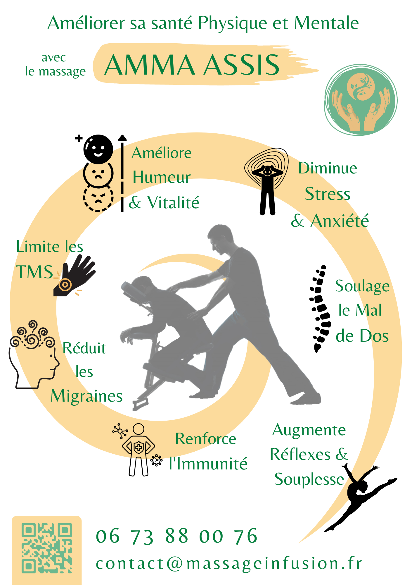 Massage Amma Assis en entreprise dans le Vaucluse et les Bouches du Rhône